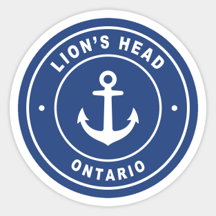 Lion's Head Sticker